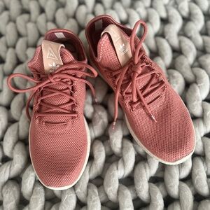 Pharrell x Adidas pink sneakers